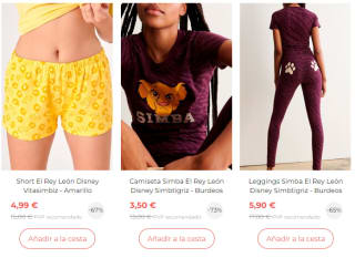Recopilación ropa Disney, Harry Potter, Stars Wars y mas desde solo 2,99€