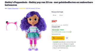 Gabby's Poppenhuis Pop met muziek en geluid voor €29,99 bij Bol