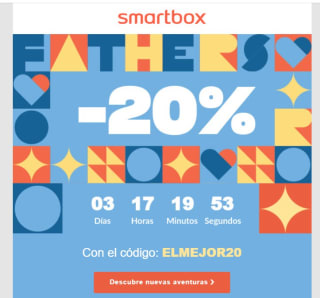 20% de descuento en seleccionados desde smartbox