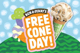 Gratis Ben & Jerry's ijsje (Free Cone Day)