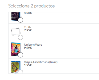 2X1 películas seminuevas en formato blu-ray desde 4,95€