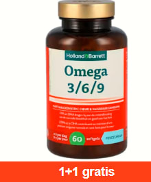 1+1 gratis op heel veel vitamines bij Holland & Barrett