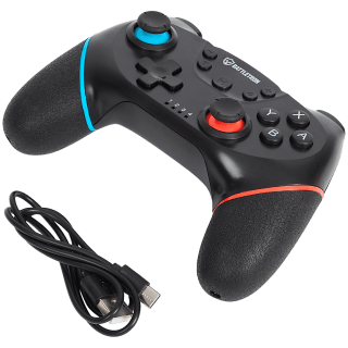 Battletron Draadloze Nintendo Switch Controller - Zwart voor €12,95 bij de Action