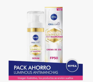 Nivea Luminous Pack ahorro cuidado facial antimanchas por 23,79€ (cuenta nueva por 14,27€)