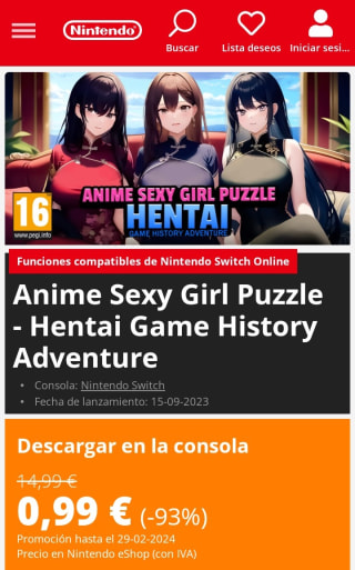 Anime Sexy Girl Puzzle Hentai Game History Adventure por 0,99€