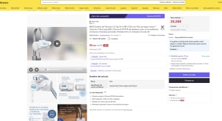 Grifo BRITA Sistema de Filtración On Tap Pro V-MF con Filtro de Agua Incluye 1 Cartucho Filtra hasta 600L por 35,58€