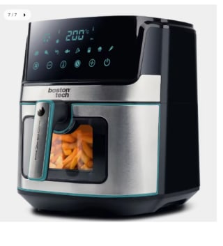 Freidora sin Aceite 6.5L, Freidora Aire con Ventana, 8 programas, Pantalla LED, Control Táctil, Temperatura Regulable, Cesta Antiadherente, Temporizador, 1700W por 58.64€ (Cuenta Nueva 48.64€)