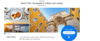 Escapada a Lisboa con vuelos desde 215€