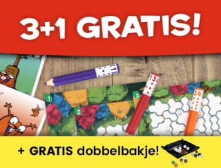 3+1 gratis op spellen + gratis dobbelbakje bij 999Games