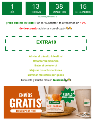 10% Dto adicional en Susarón