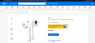 Audífonos Apple Airpods 2Da Generación por $99.990