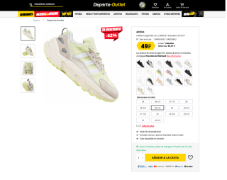 Adidas Originales ZX 22 BOOST Sneakers por 44,95€