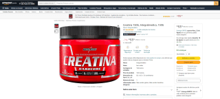 Creatina Reload Hardcore de 150g da IntegralMédica - R$ 53,34