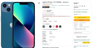 Apple iPhone 13 (128GB) por solo 629 €