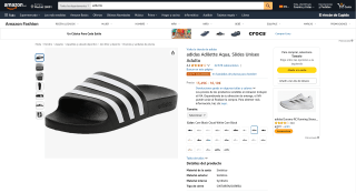 Sandalias adidas Adilette Aqua Slides unisex adulto por 15,49€