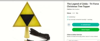 The Legend of Zelda - Tri-Force Christmas Tree Topper voor €12 bij Nedgame