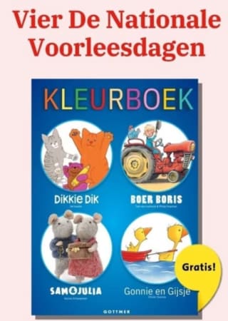 Gratis Dikkie Dik, Het Muizenhuis kleurboek af te halen bij Bruna
