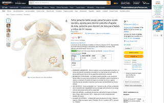 Fehn Peluche Bebé Oveja por 9,61€