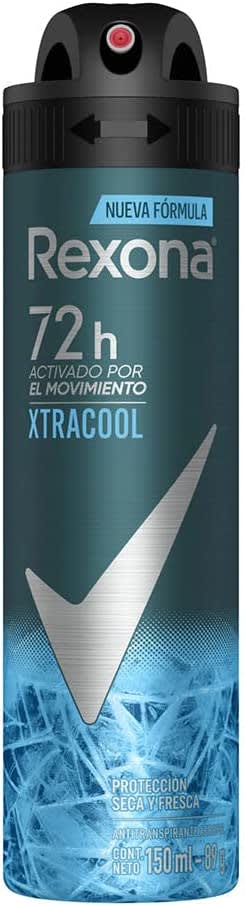 Desodorante Masculino da Rexona, edição Extracool 72 horas de 150ml - R$ 10,90
