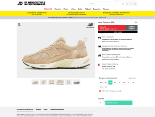 Zapatillas New Balance 878 por solo 70€ en Jdsports