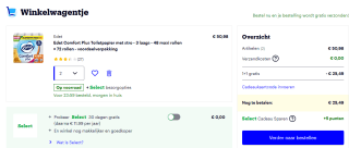 96 maxi rollen Edet Comfort Plus toiletpapier voor €25,49 bij Bol