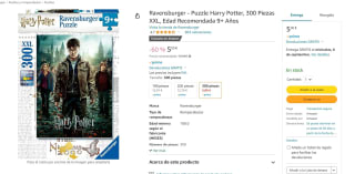Puzle Harry Potter, 300 Piezas XXL marca Ravensburger por 5€