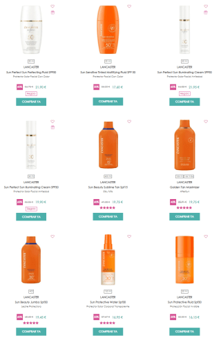 Sérum Lancaster gratis con compra