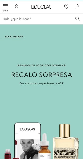 Regalo Sorpresa con compra en Douglas.