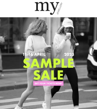My Jewellery sample sale 11-16 april in Amsterdam