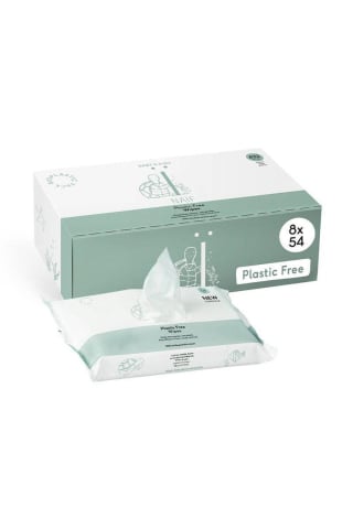 Naif Billendoekjes Plastic Vrij 54 doekjes - 8 x 52 stuks voor €13,97 bij Wehkamp