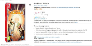 BackBeat Nintendo Switch por 13,25€.