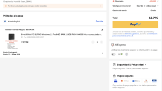 BMAX Mini PC B1PRO Windows 11 por solo 62,99€