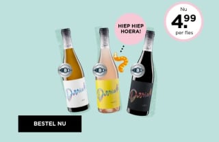 Derrick Selection rood, wit of rosé voor €4,99 + gratis cadeau bij Neleman