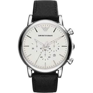 Emporio Armani Klassiek zwart heren chronograaf horloge AR1807 voor €98,70 bij Amazon