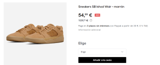 Zapatillas Nike SB Ishod Wair por 54,99€