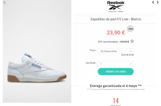 Zapatillas Reebok desde solo 11,50€ precios locos