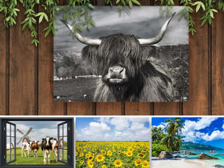 Tuinposter met eigen foto voor 73% bij CanvasCompany