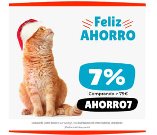 7% descuento por compras de +79€ en Todo Animal