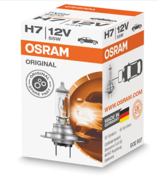 Bombilla OSRAM ORIGINAL LINE Halógeno 12V, H7 por solo 0.99€