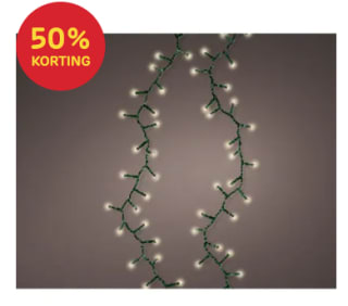 50% korting op diverse kerstverlichting bij de Praxis