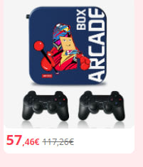 Consola Arcade para PS1/DC/Naomi de 64GB, retro por 57,46€