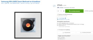 Samsung HW-LS60D - Music Frame (soundbar) voor €219,42 bij Max ICT