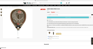 Pala Padel VIBORA YARARA XTREME 3K 2024 por 79,98€