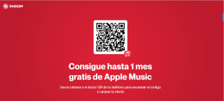 1 mes gratis de Apple Music en Shazam