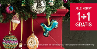 1+1 gratis op veel kerstartikelen bij Xenos