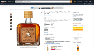 Los Arango Tequila Añejo 0.7l por 32,72€