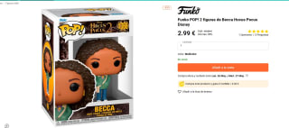 Figura Funko Pop figuras de Becca Hocus Pocus 2 Disney por 2,99€