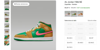 Zapatillas Nike Air Jordan 1 Mid SE por 69,97€ en dos colores