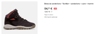 Botas de senderismo para Mujer Columbia Techlite+ por 54.99€