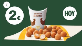 20 chicken mcbites por 2€